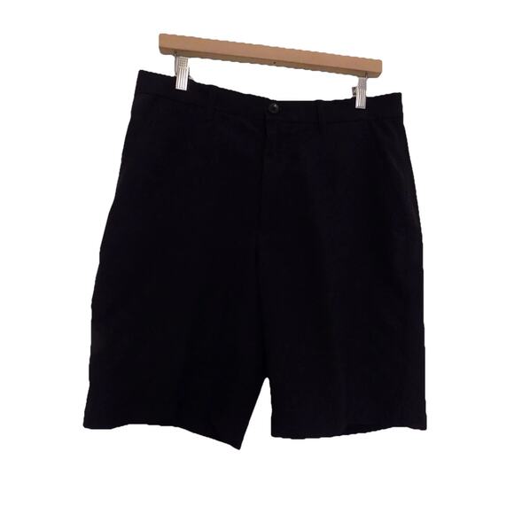 Liquid Yacht Wear Boat Bum bermuda golf shorts navy blue uniform shorts size 32 - Picture 1 of 9